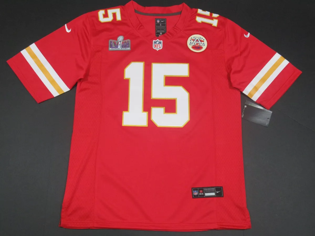 Patrick mahomes super bowl jersey red 2025