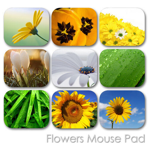 FLOWERS / GARDENS / CUSTOM MADE MOUSE PAD (FR-01) - Afbeelding 1 van 10