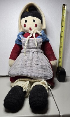 Crocheted Amish Dress  Doll