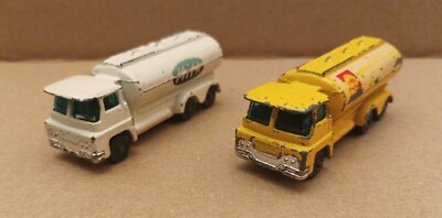 HUSKY 2x Modelles Guy Warrior Tanker weiß/gelb schöner Zustand GB '60