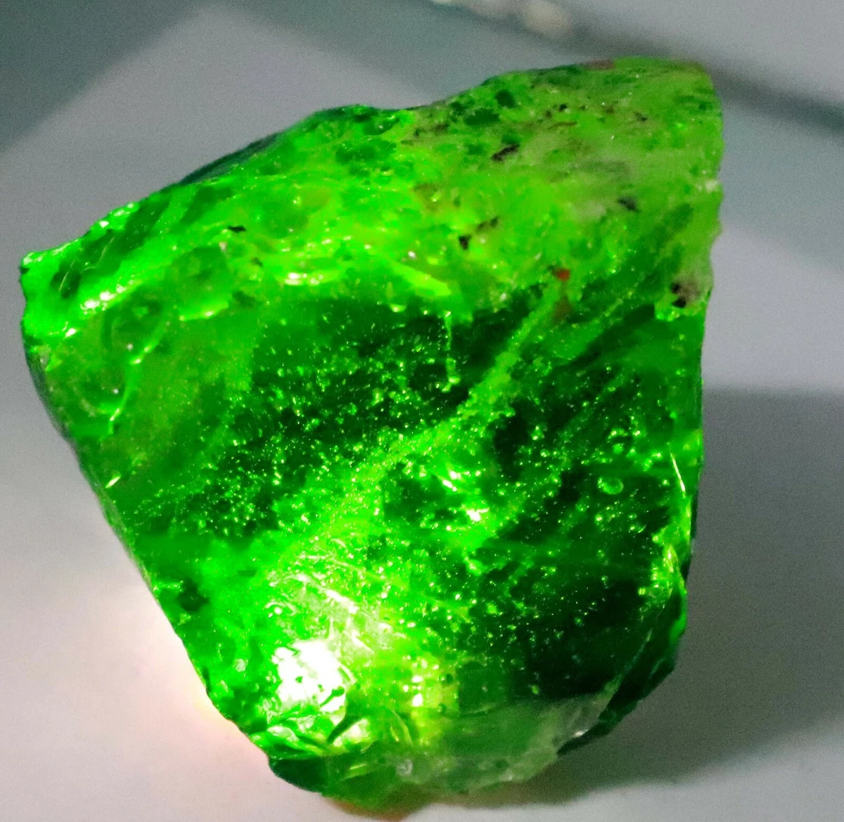 Amazing Certified Natural 1510Ct Kenya Green Garnet Rough Specimen