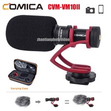 Comica CVM-VM10II Microphone On Camera Shotgun Video Mic for Smartphone DSLR Cam