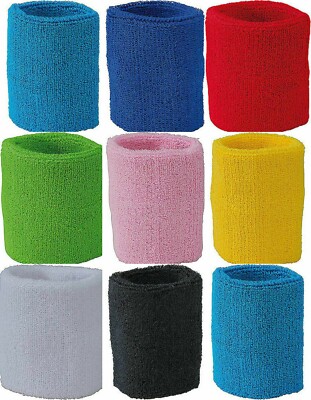 Myrtle Beach Schweißband Armband Frottee Baumwolle 8cm MB043 / 12cm MB044 Sport