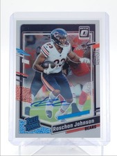 ROSCHON JOHNSON 2023 DONRUSS OPTIC RATED ROOKIE AUTOGRAPH RC AUTO /199 Q4602