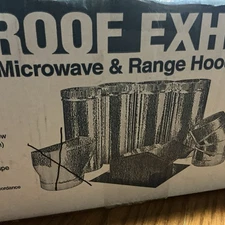 Master Flow AVR7 Roof Exhaust Microwave / Range Hood Vent Kit - No Transition***