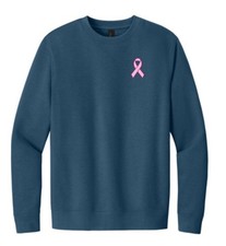 Ribbon Unisex Crewneck Sweatshirt  Embroidered 