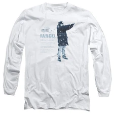 Fargo This Is A True Story Mens Long Sleeve Shirt White Officially Licensed Offi