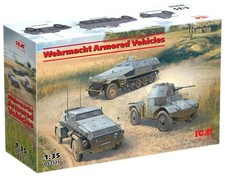ICM Diorama 1:35 -Wehrmacht Armored Vehicles, Black