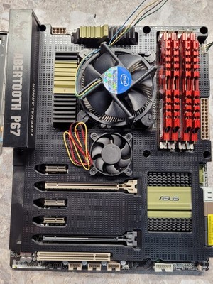 *COMBO ASUS Sabertooth P67 LGA 1155 ATX Motherboard Intel Core i7-2600K, 16GB,io