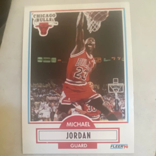 Fleer 1990-91 Fleer Michael Jordan Chicago Bulls #26 Base Set Card
