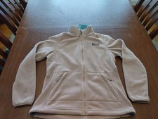 LL Bean Women's Small Mountain Classic Fleece Full Zip Jacket Dusty Pink NEW 