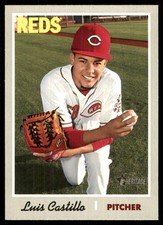 Luis Castillo 2019 Topps Heritage #254 Reds MLB READ FREE SHIPPING AutographDen