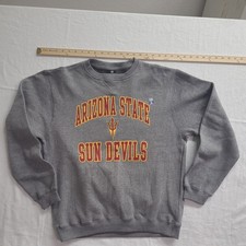 Arizona State Sun Devils Men's Sweatshirt Size Larg Color Grey New