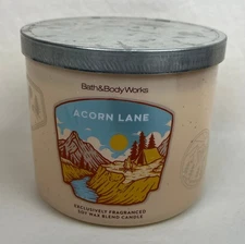 Bath & Body Works Acorn Lane 3 Wick Scented Large Candle