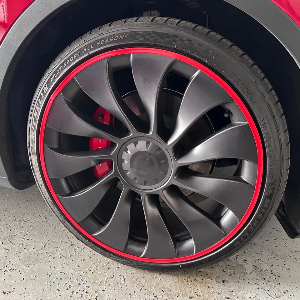 Anillos protectores de llanta de aluminio para Infiniti G35 G37 4 piezas Foto 3 de 4