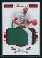 Tacko Fall 2020-21 Panini Flawless Patch Jersey Ruby #PT-TKF /15