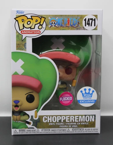 ONE PIECE - CHOPPEREMON (FLOCKED) - EXCLUSIVE - W/PROTECTOR - FUNKO POP!