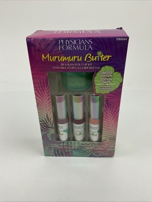 New Physicians Formula Murumuru Butter Brazilian Pout Lip Kit Set Rare Set 