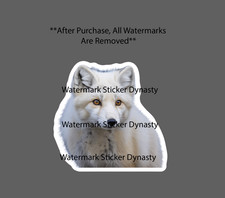 Artic Fox Sticker Waterproof Decal Animal Outdoor Wildlife Nature Gift NEW