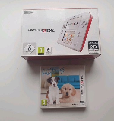 Nintendo 2DS Weiß Rot mit OVP | Handheld Konsole Spielkonsole