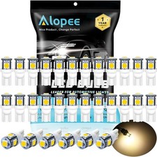 30 Pack 194 Led Bulb Warm White 3000k T10 Wedge Led Bulb 5smd 5050 Chips 168 ...