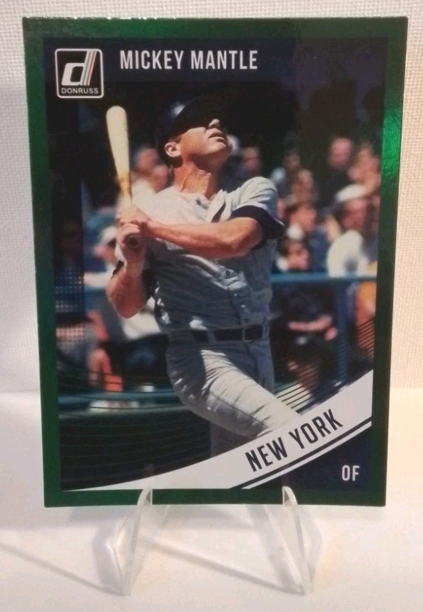 2018 Donruss #200 Mickey Mantle New York Yankees HOF GREEN