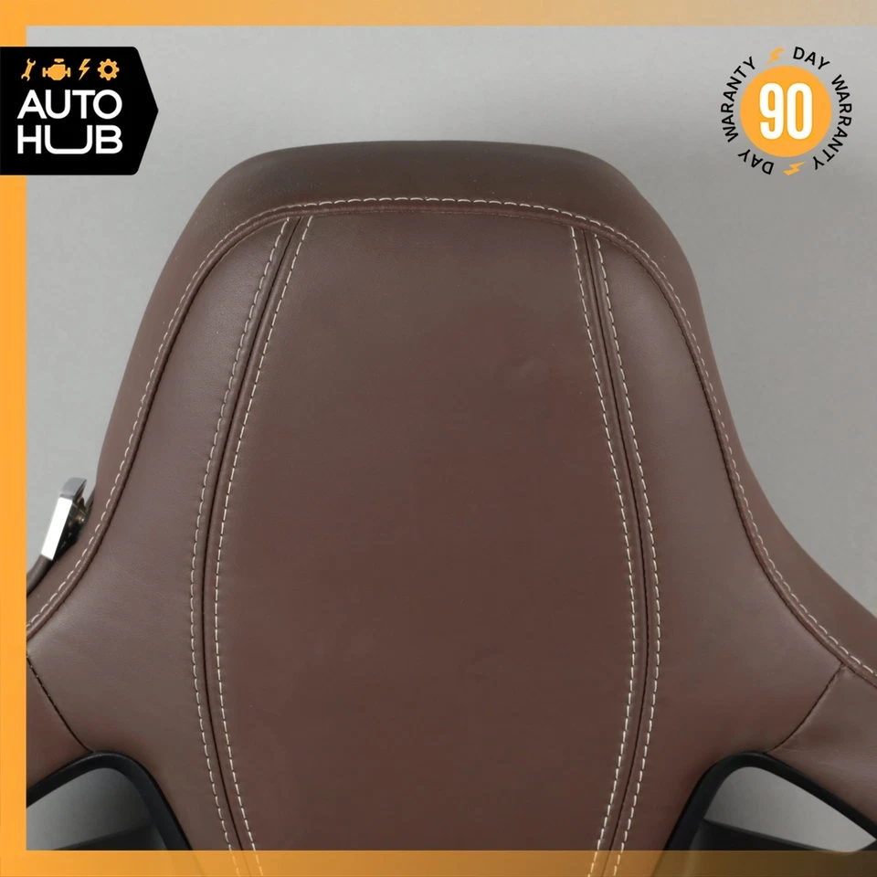 Conjunto de cojín de asiento lateral derecho Jaguar F-Type Coupé 15-17 marrón OEM Foto 2 de 4