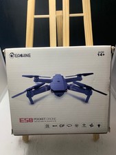 Eachine E58 Pocket Drone Quadcopter 720p Cam-3 Rechargable Batts - New Open Box