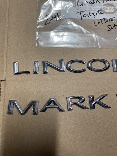 🔥 2006 - 2008 Lincoln MARK LT Chrome Tailgate Emblem Letters OEM 06 07 08 - Bild 2 von 3