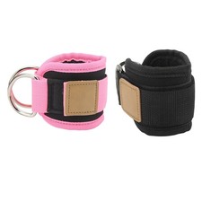 Fitness Ankle Buckle Leg Strength Trainer with Double D Rings and Rubber Straps