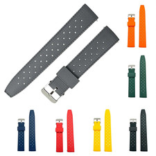 Watch Strap Silicone Rubber Tropical Dive Band Quick Release 20mm 22mm UK