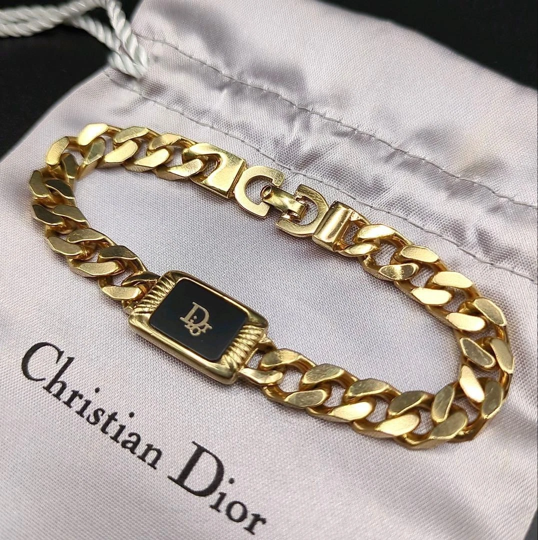 Dior Gold Chain Fashion Bracelets for sale | eBay