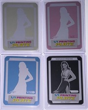 2025 Leaf Vivid Baseball Gal Gadot Monochrome Printing Plate 1/1 Set