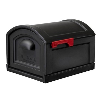 Town-To-Town Extra Large T4 Sized Resin Mailbox Black Onyx