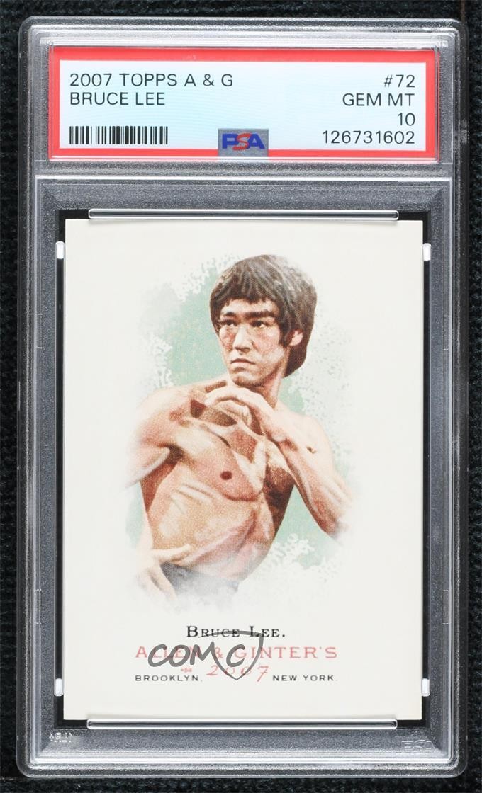 2007 Topps Allen & Ginter's Bruce Lee #72 PSA 10 GEM MT 8nf