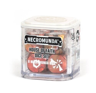 House of Faith Dice Set-NIB-OOP-Cawdor-Redemption Cult-Necromunda