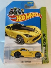 Hot Wheels 2013 Work Shop Yellow Dodge Str Viper Hot Wheels 2013 Work Shop Yellow Dodge Str Viper
