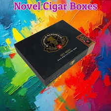 Guy Fieri Knuckle Sandwich Off Menu Toro Empty Wooden Cigar Box 9.25x7.25x2