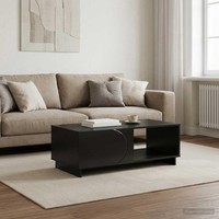 Couchtisch Schwarz 95 X 50,5 X 35 Cm Holzwerkstoff