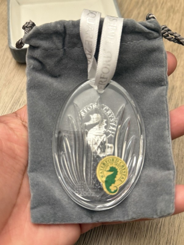 Waterford  Christmas Times Square Crystal Ornament Hope For Abundance Ireland