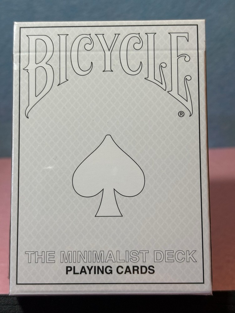 Minimalist Bicycle Playing Cards Deck – Sleek & Simple Design