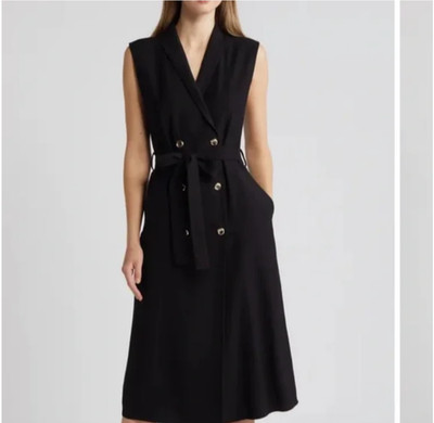 Maggy London Women's Double Breasted Midi Blazer Dress Size 8 NEW with Tags