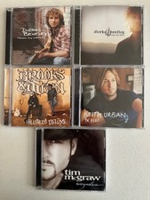 FIVE (5) CD Lot: Dierks Bentley, Brooks & Dunn, Keith Urban & Tim McGraw