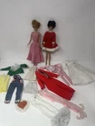 LOT 2 Vintage Barbie Midge Bubble Cut 1960s Dolls Homemade Clothes Mattel Lot