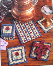 Rosebud Treasures Plastic Canvas Patterns Annies Club HomeDecor