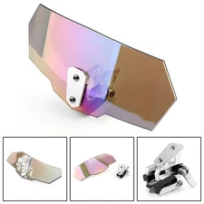 Universal Adjustable Windshield Screen Extension Deflector For Honda Yamaha WI