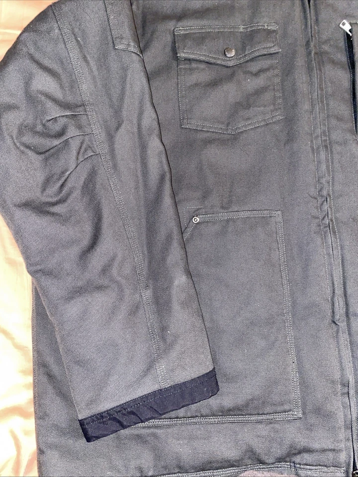 Duluth Trading Co. Gray? Whaleback Waterproof Insulated Hooded Jacket Size 3XL - Image 4 of 4