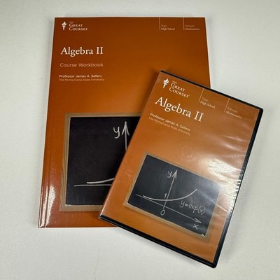 The Great Courses Algebra II Course Workbook & DVD Set James A. Sellers High