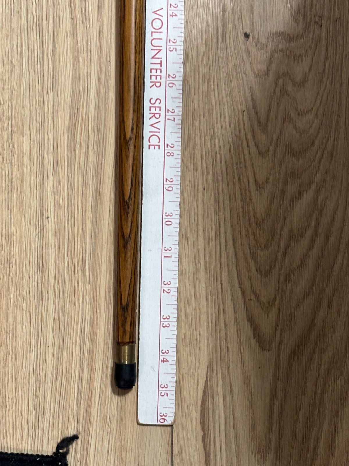 "WS" maker marked Vintage 35" Solid Heavy Brass &… - image 4