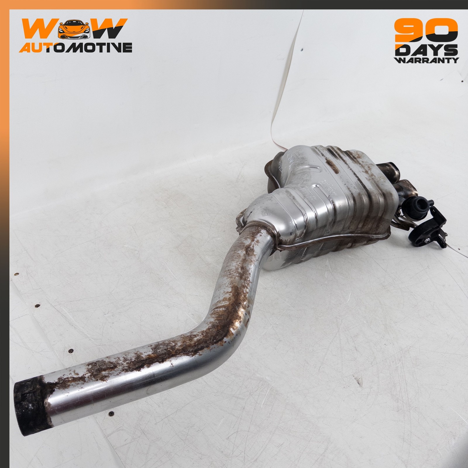 04-10 BENTLEY CONTINENTAL GT REAR RIGHT LEFT LOWER EXHAUST MUFFLER SET OEM